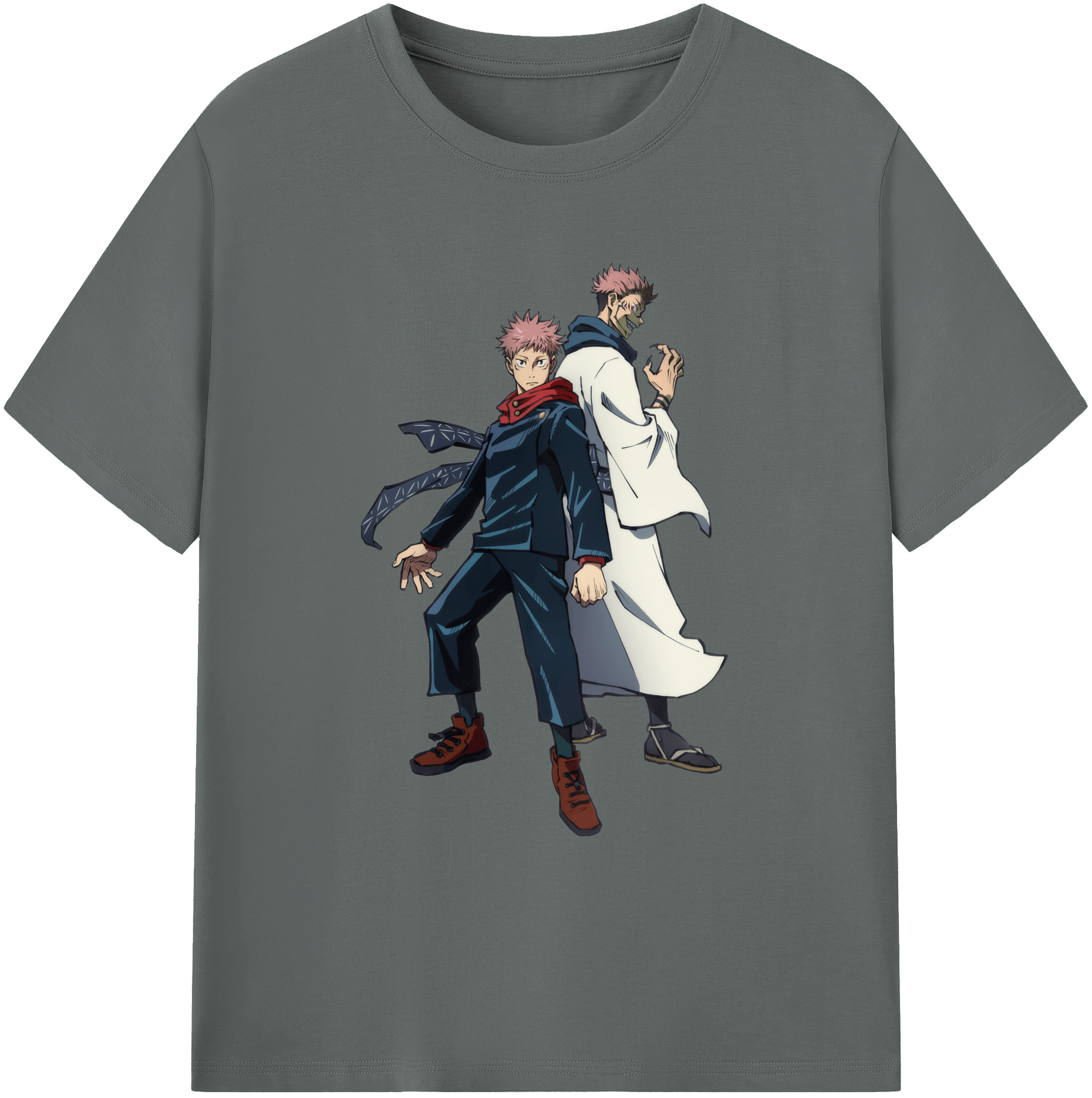 （画像用） 呪術廻戦 Jujutsu Kaisen 綿100％ メンズ半袖Tシャツ｜肌触りやわらか＆通気性